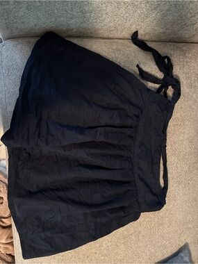 Gap Navy Cotton Wrap Skirt Size 4 Tie Waist Skirt